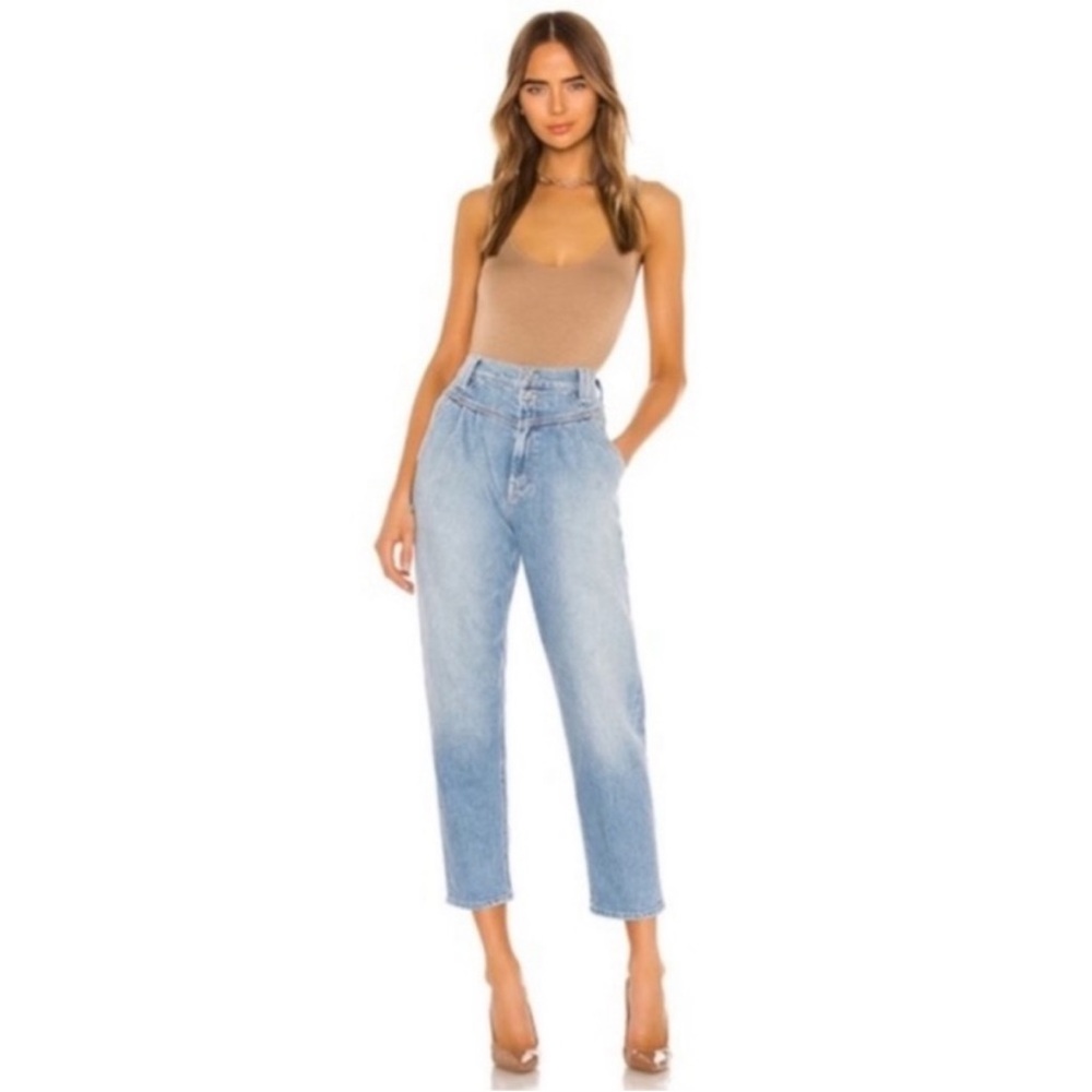 MOTHER Light Blue Ankle Jeans